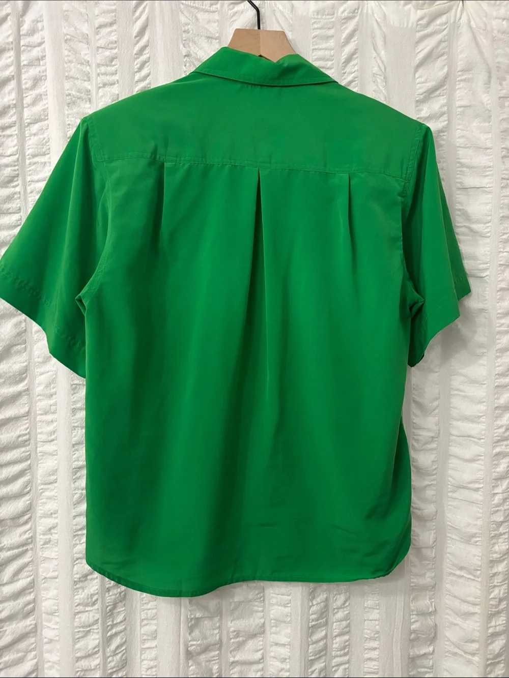 Dior Bright Green Button-Up Blouse - Picture 5 of 7